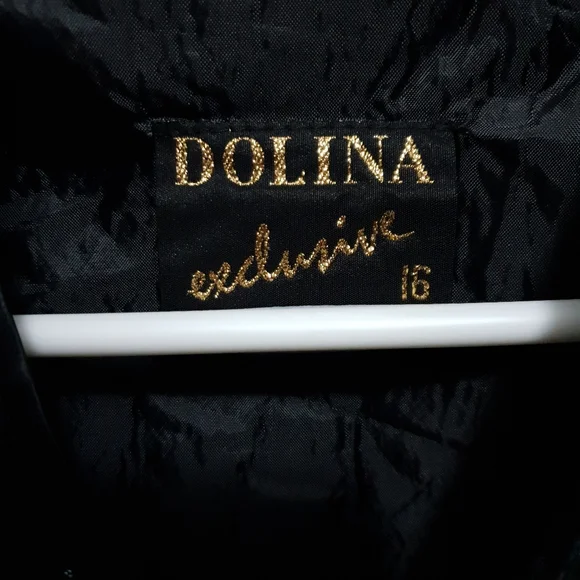 AUS16 Vintage Dolina Exclusive Blazer Metallic. Polyester Lurex. - Picture 8 of 16